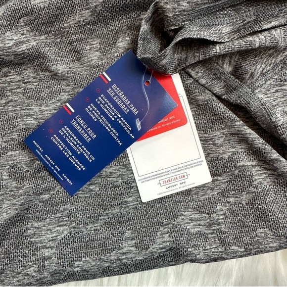 Men’s Champion DRI-Fit Athletic Shirt Size 2X Marled Gray NWTS - Picture 9 of 11